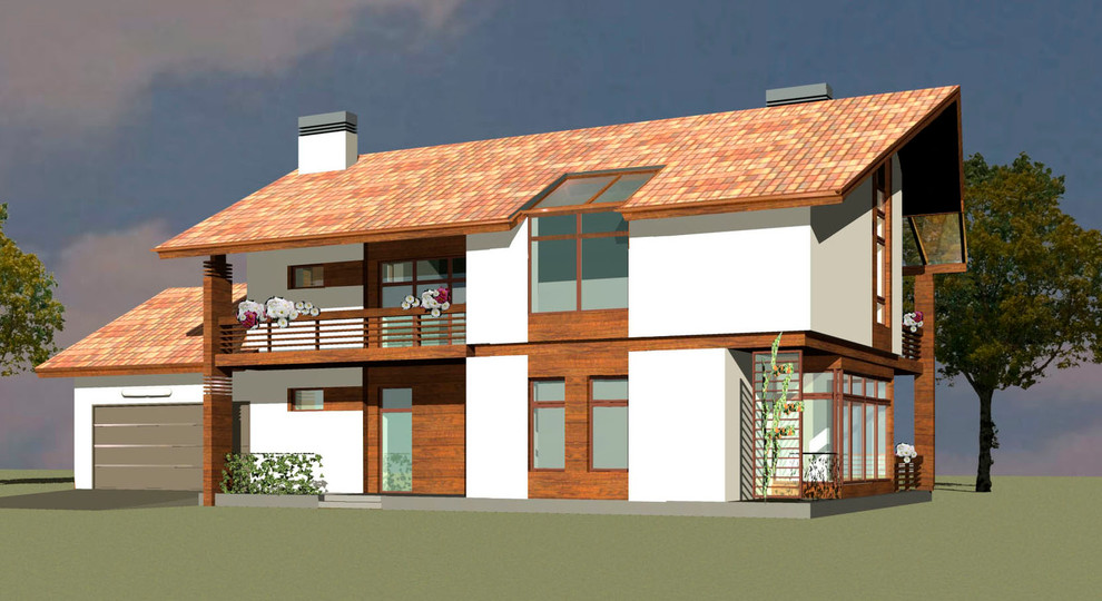 Обложка проекта: КОТТЕДЖ В ПОСЕЛКЕ «ПЕСТОВО»