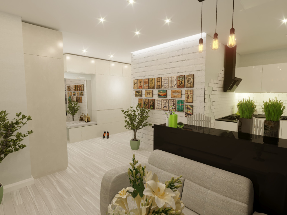 Дизайн проект квартиры поселок Юрлово