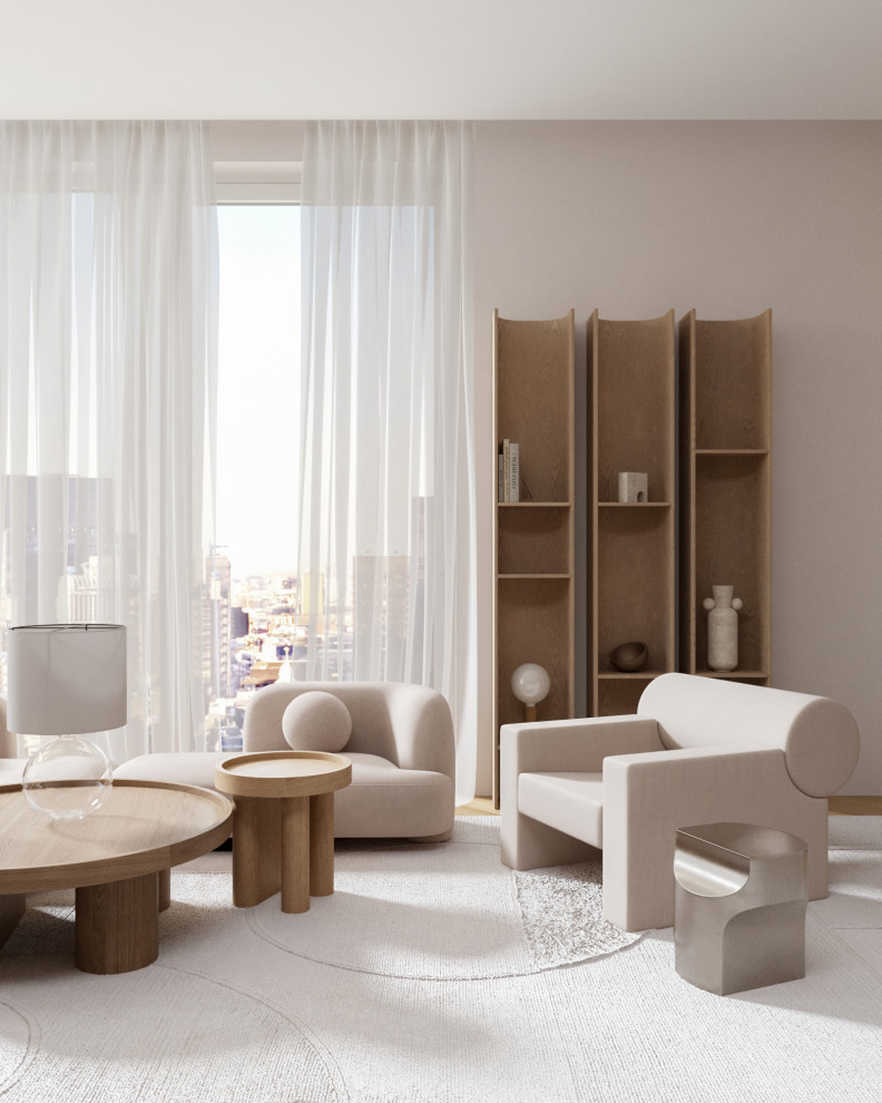 Обложка проекта: Квартира в центре Москвы с панорамными окнами