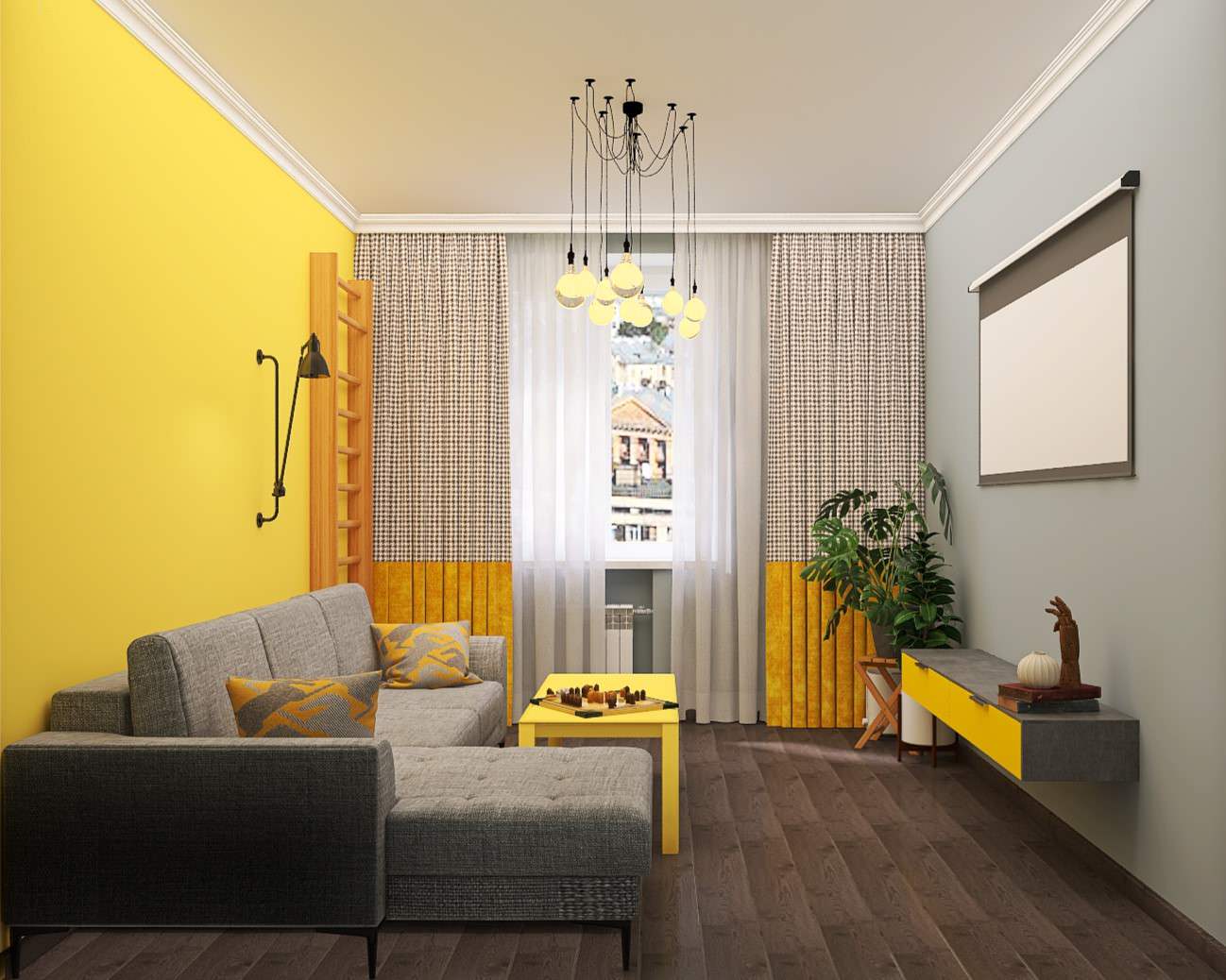 Гостиная с большим будущем