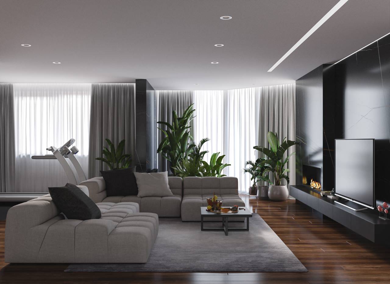 Обложка проекта: Пентхаус  в стиле contemporary