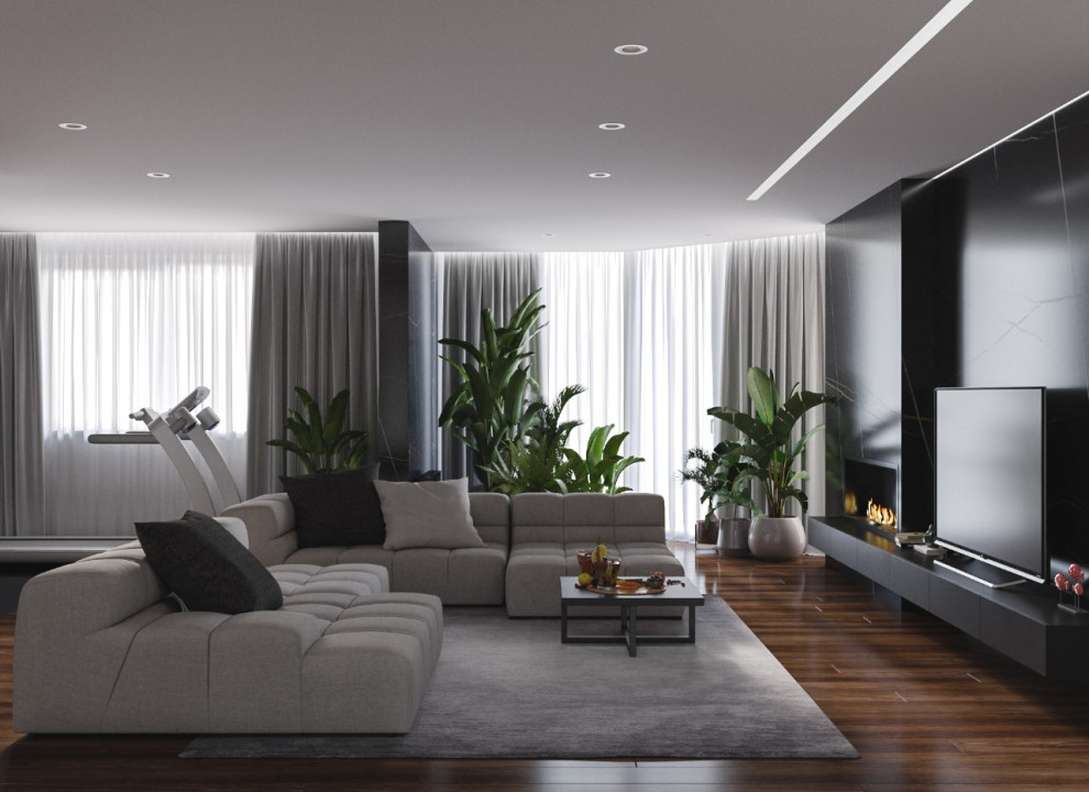 Обложка проекта: Пентхаус в стиле contemporary