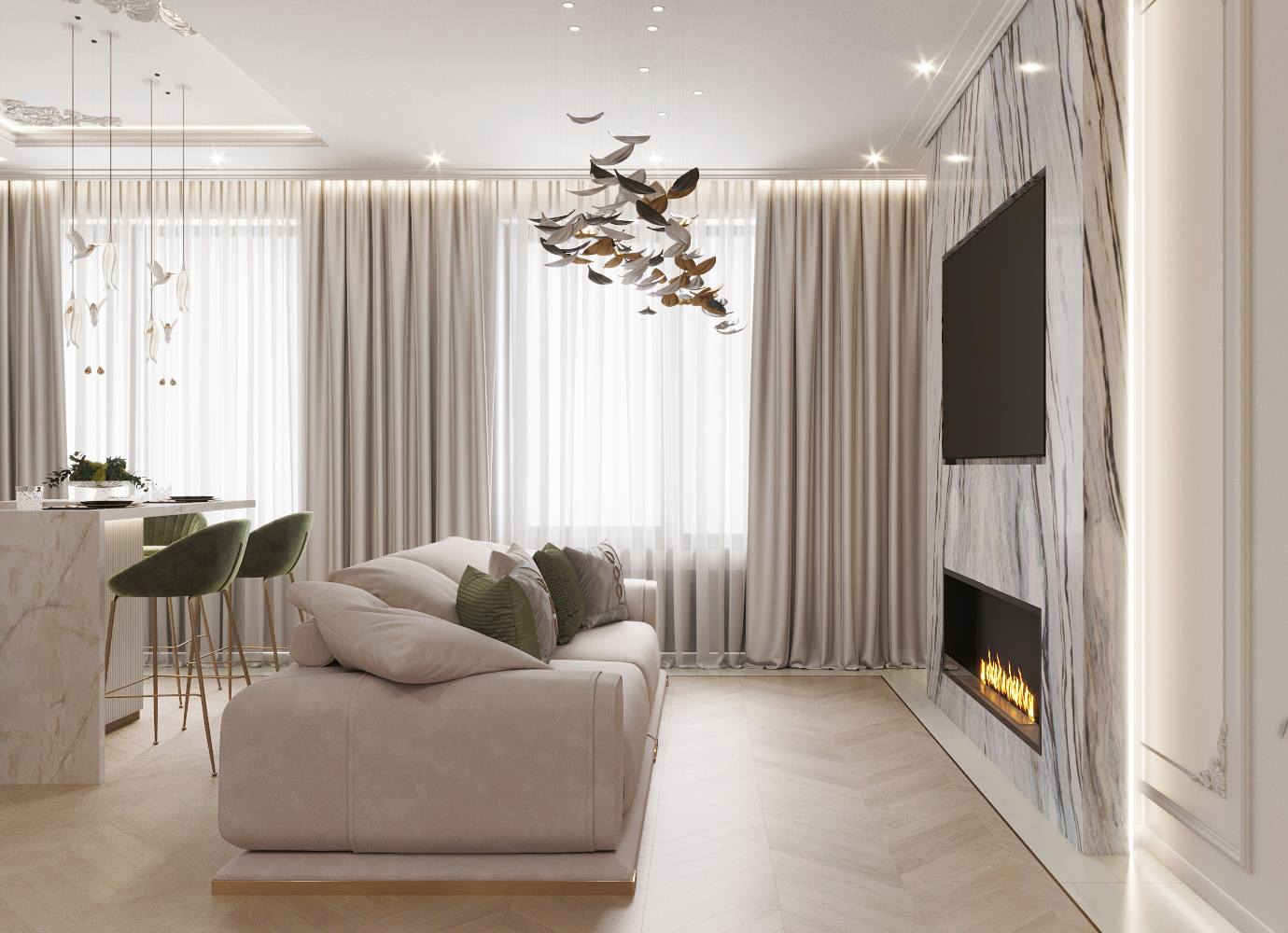 Проект квартиры 120 кв.м. 2023г.