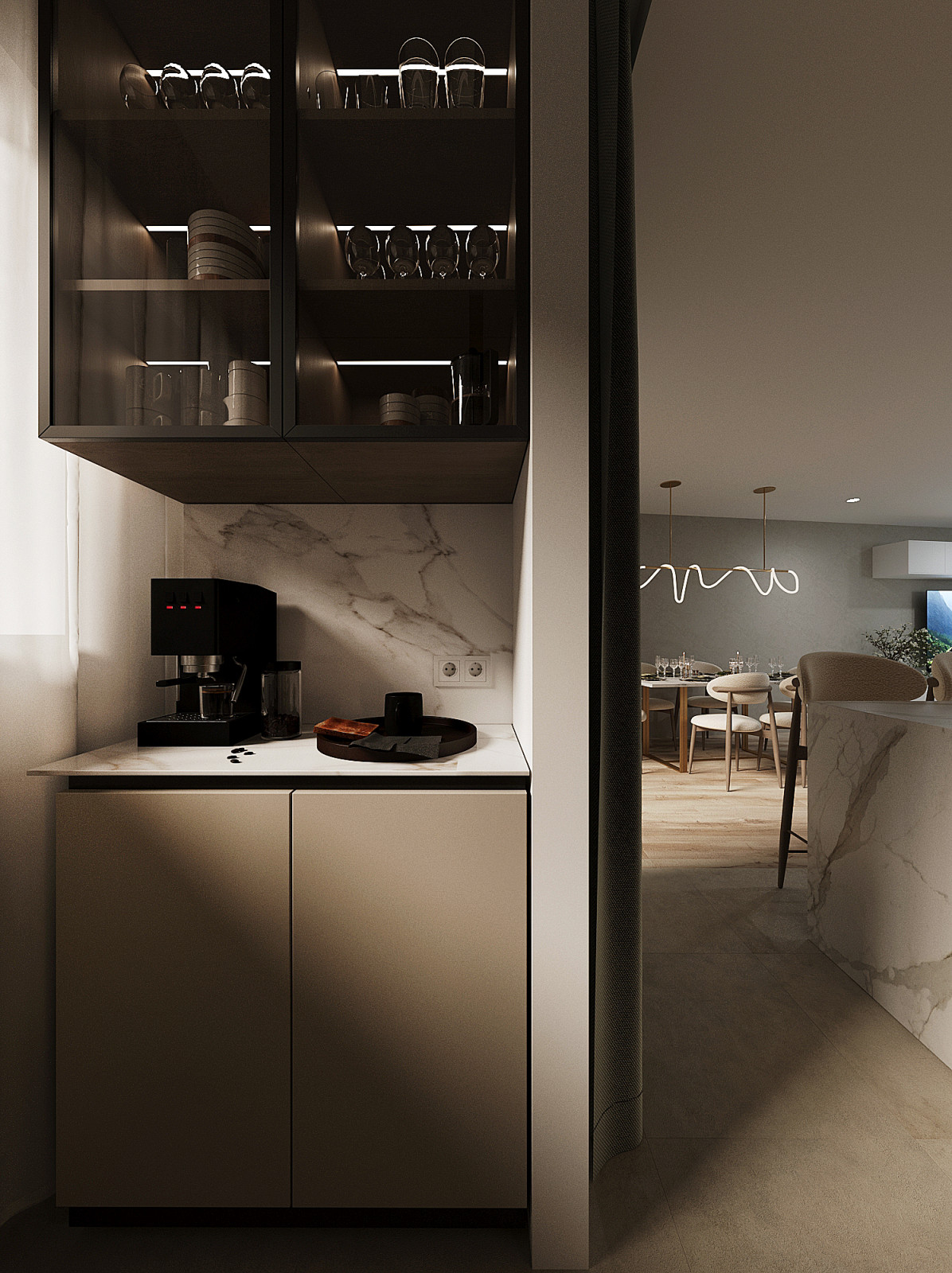 Salon-comedor en Playa San Juan