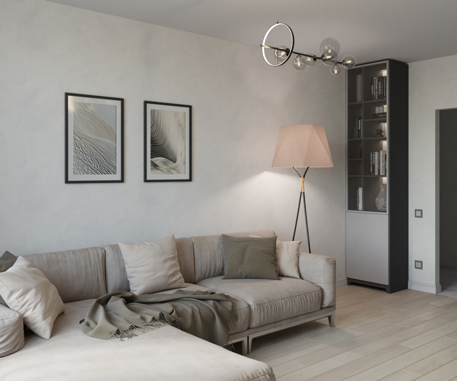 Гостиная в ЖК Гранд комфорт