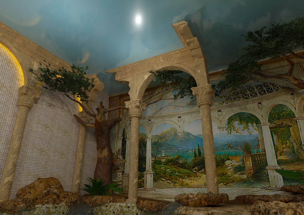 Бассейн в частном доме 2