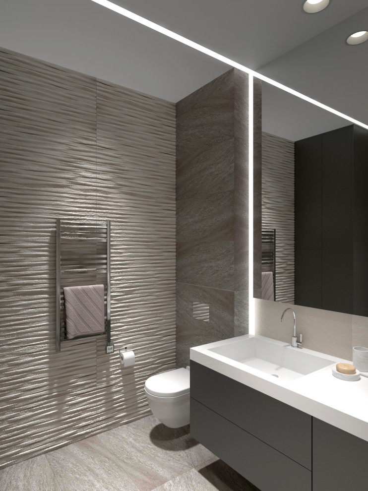 Квартира для семьи с тремя детьми "Стоун терапия"