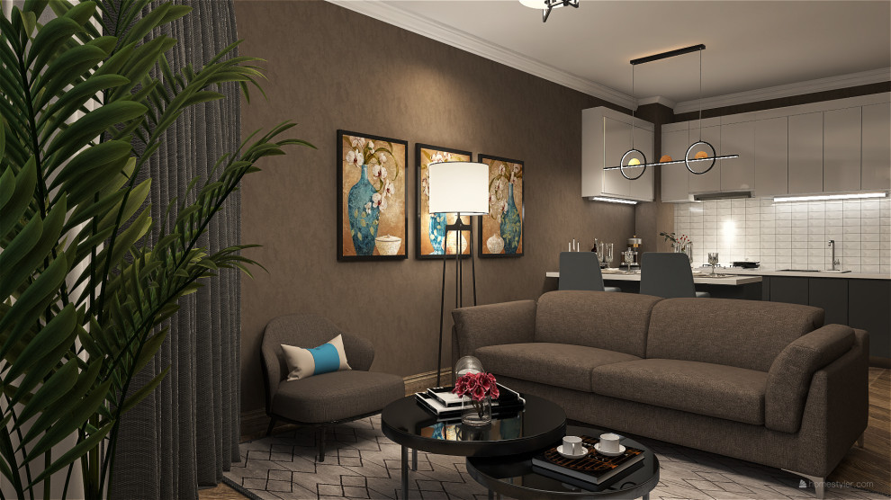 Обложка проекта: Однокомнатная квартира