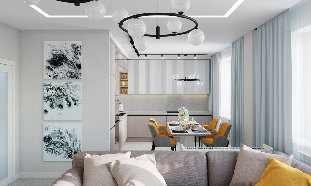 Светлая большая квартира