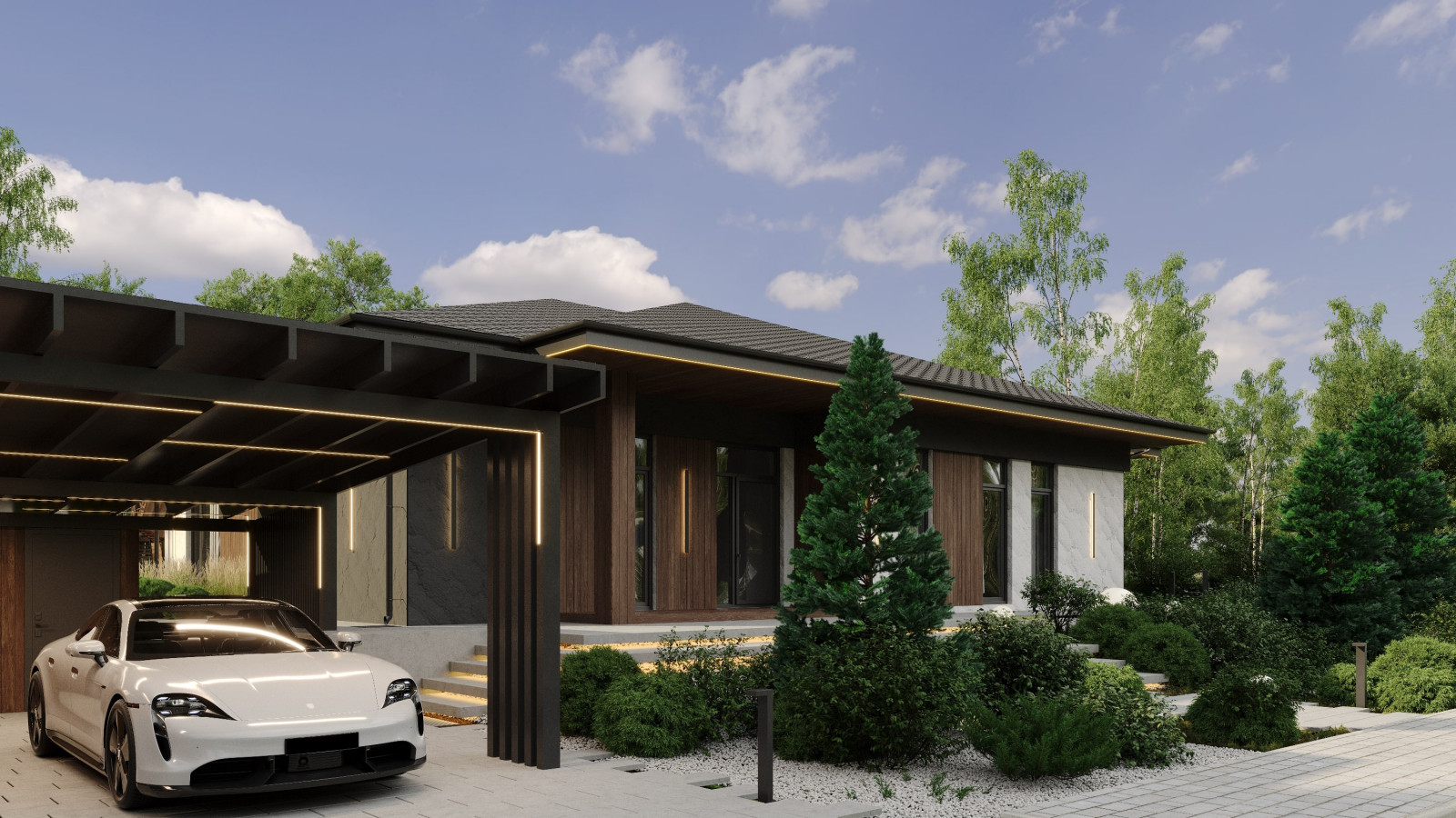 Обложка проекта: Демо-сад Лесные улочки