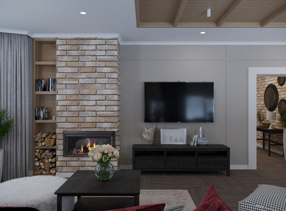 Яркий дом для большой семьи в СНТ Малиновый