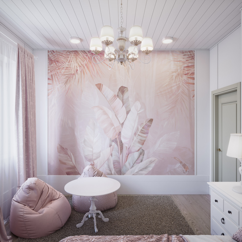 Обложка проекта: Нежная спальня для девочки в стиле прованс