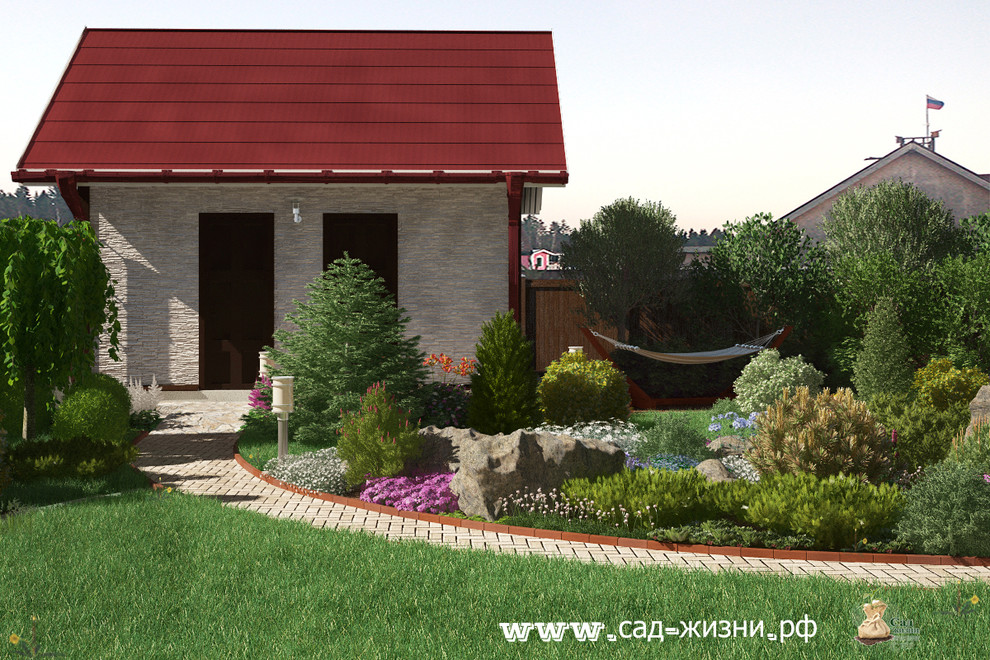 Дизайн частного участка в г. Малый Петербург