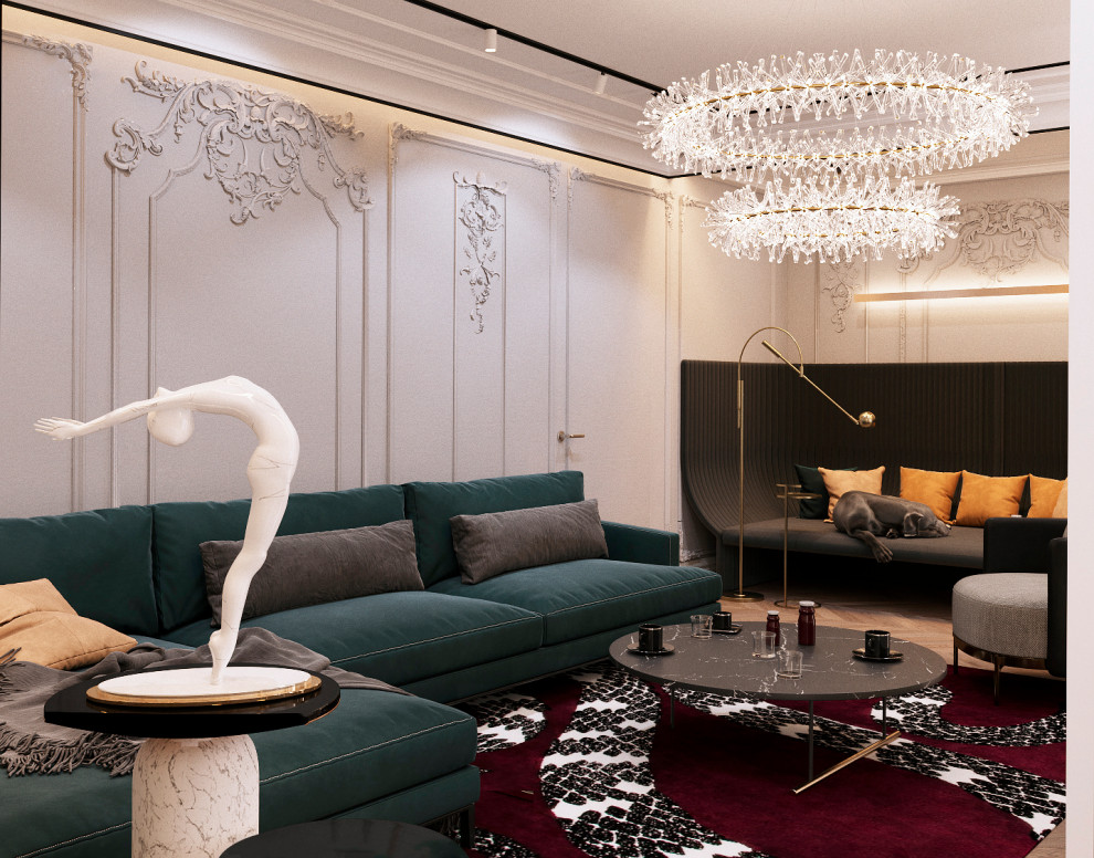 Особняк Алексея Ягудина и Татьяны Тотьмяниной. Гостиная