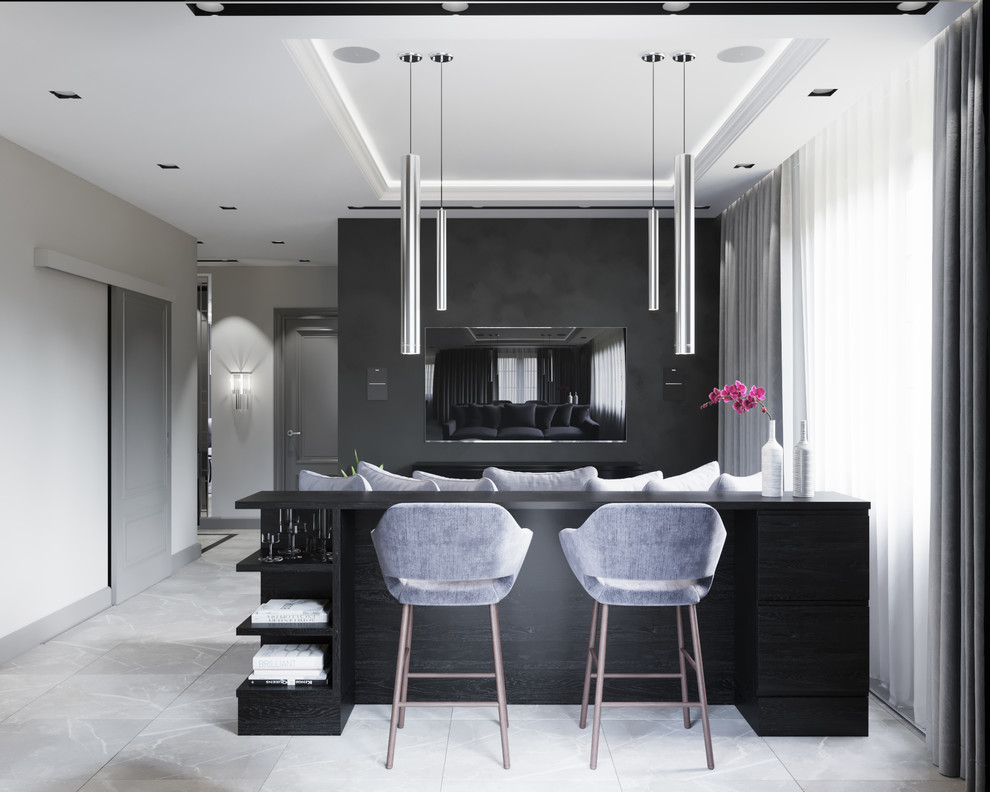 Современный дизайн интерьера для молодой пары