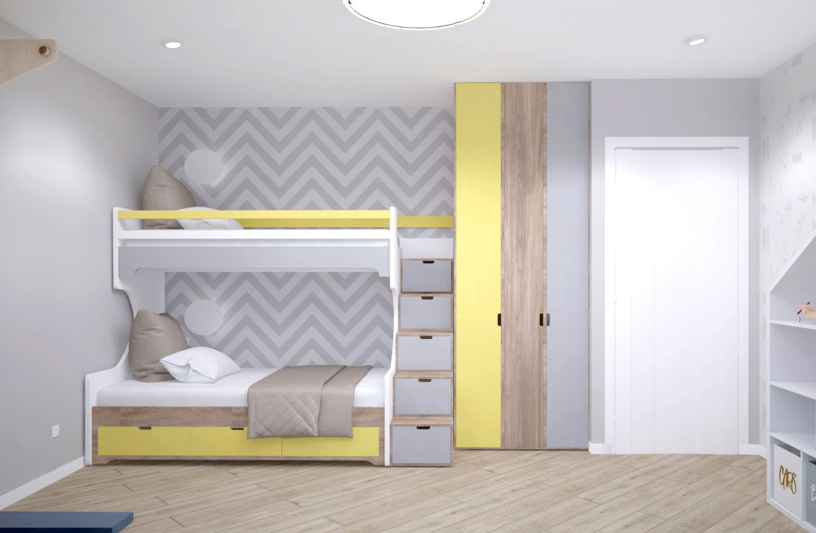 Солнечные гостиная и детская