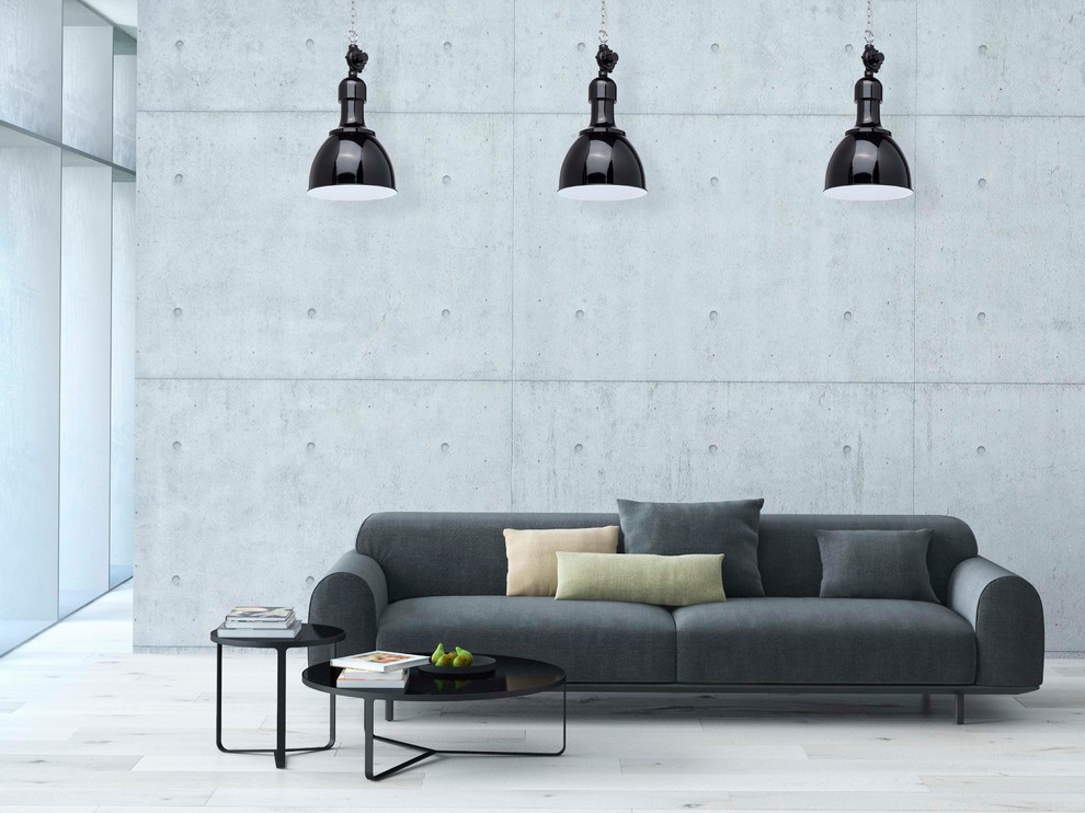 Минималистичный лофт в гостиной