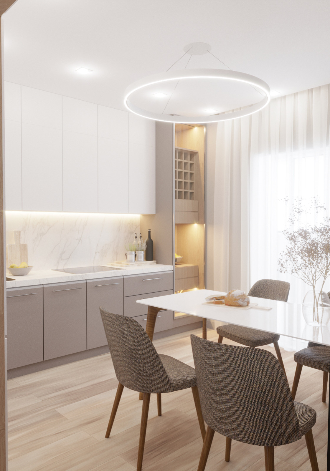 Квартира ЖК 5 столиц. Кухня