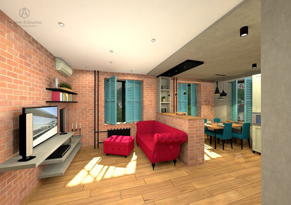 Обложка проекта: 3-комнатная квартира для молодой семьи с двумя дочками