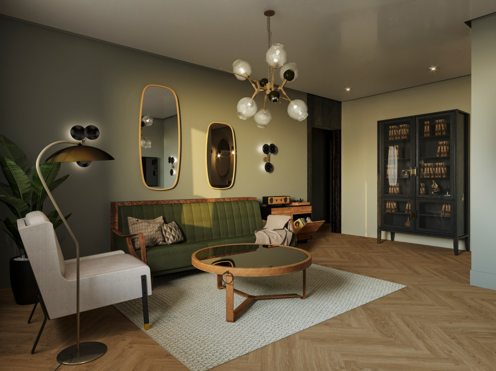 дизайн-проект в стиле mid-century