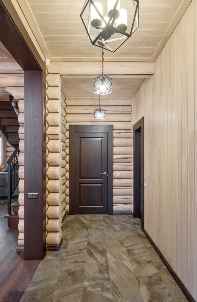 Модель Кантри в бревенчатом доме