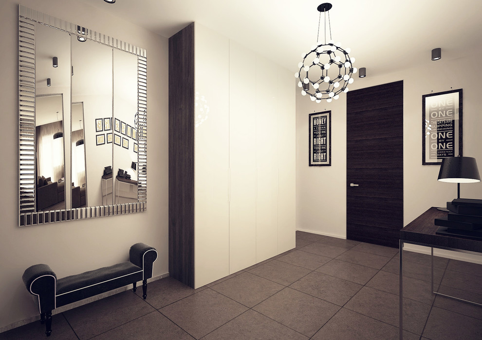 Частная квартира с современным интерьером.