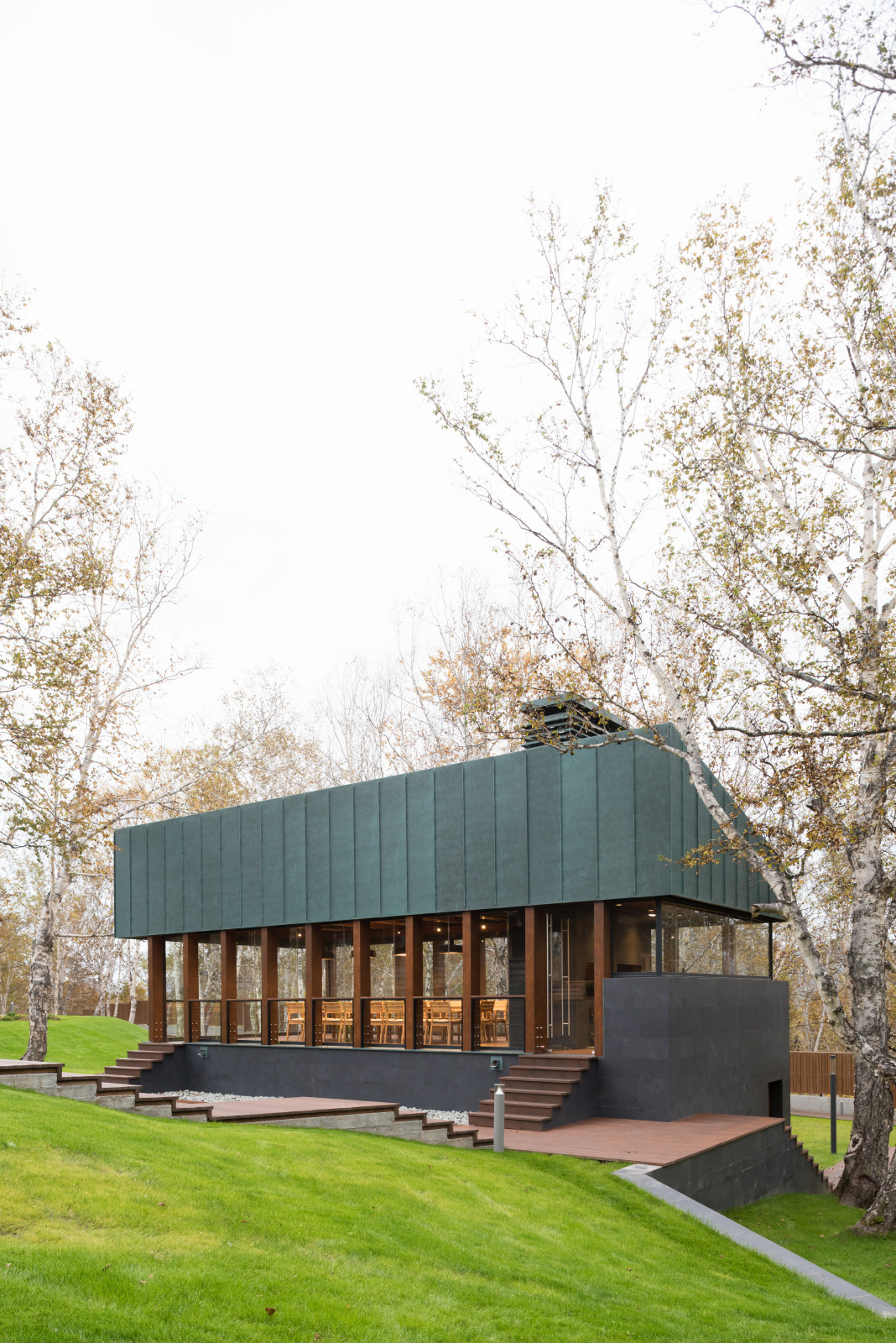 Павильон летней кухни на Камчатке