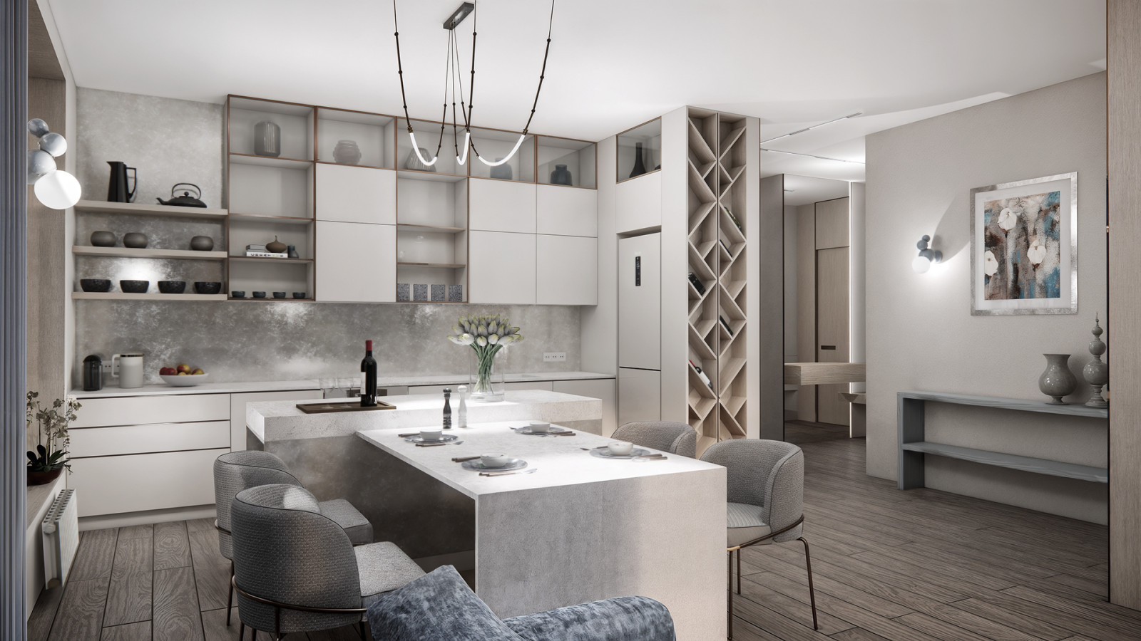 Варианты концепции дизайн-проекта квартиры