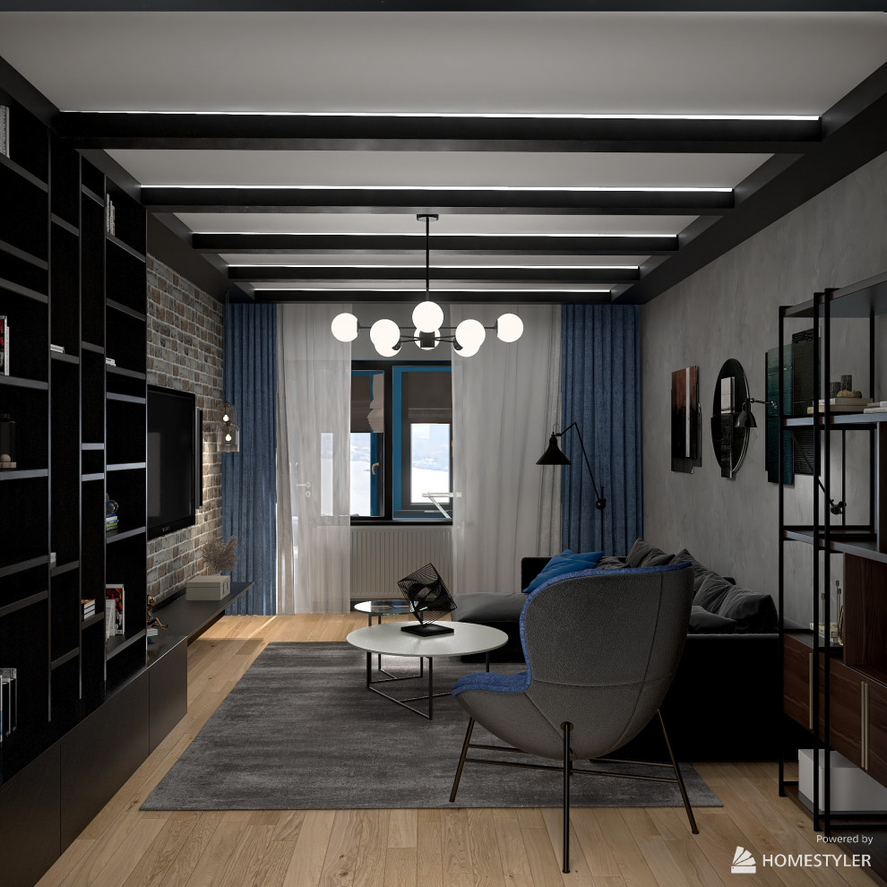 Проект трехкомнатной квартиры