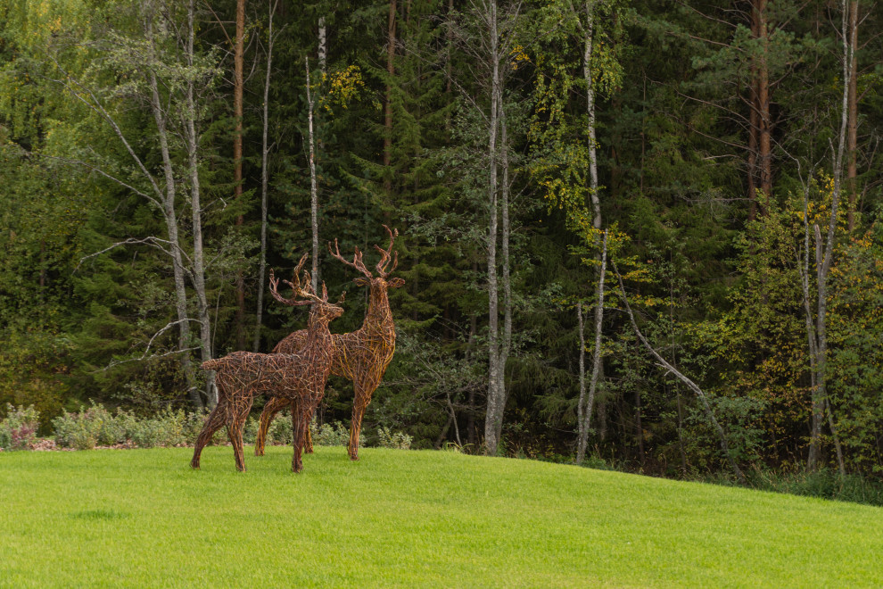 На берегу очень тихой реки