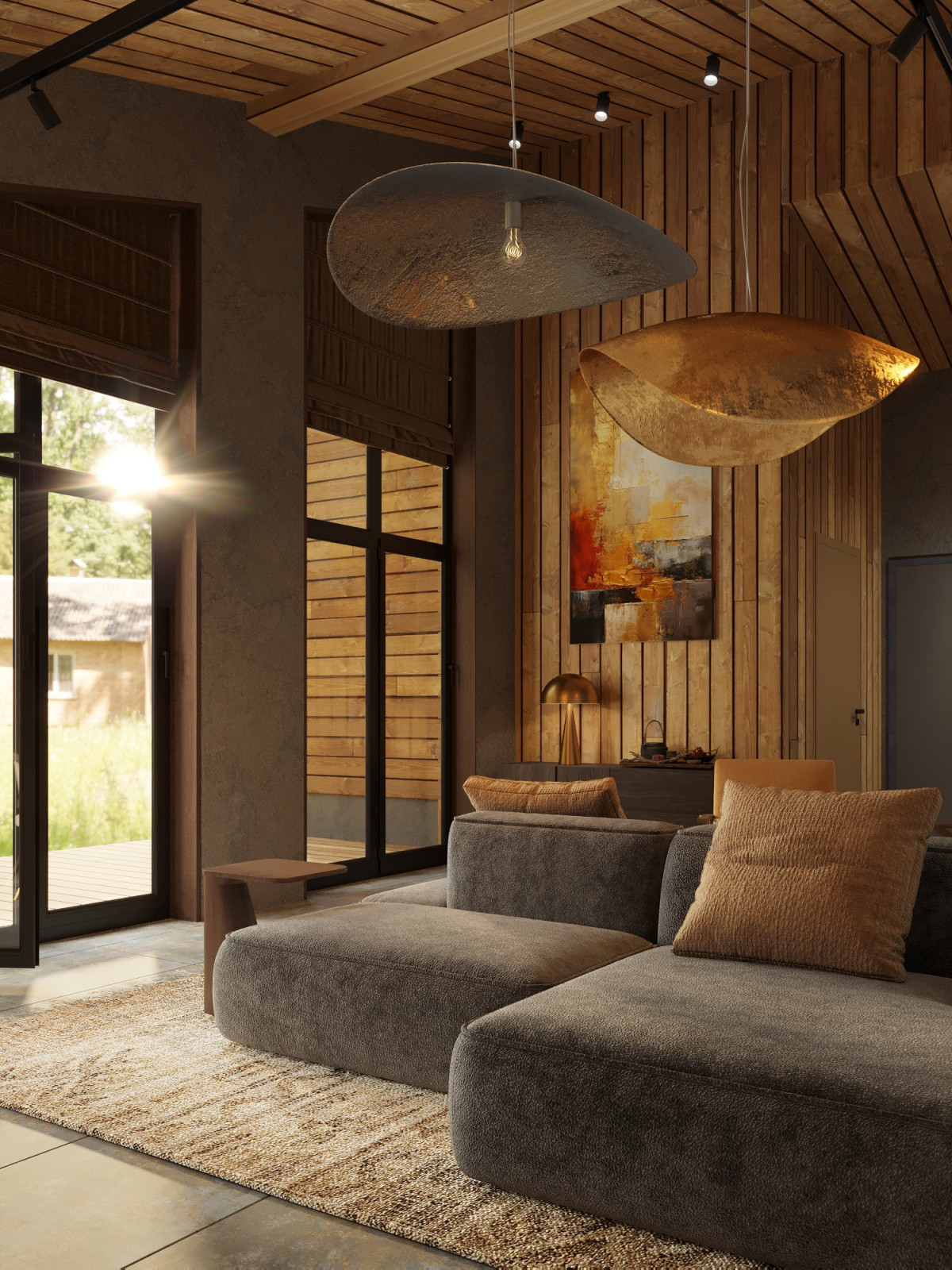 Деревянный дом в поселке Лаки парк