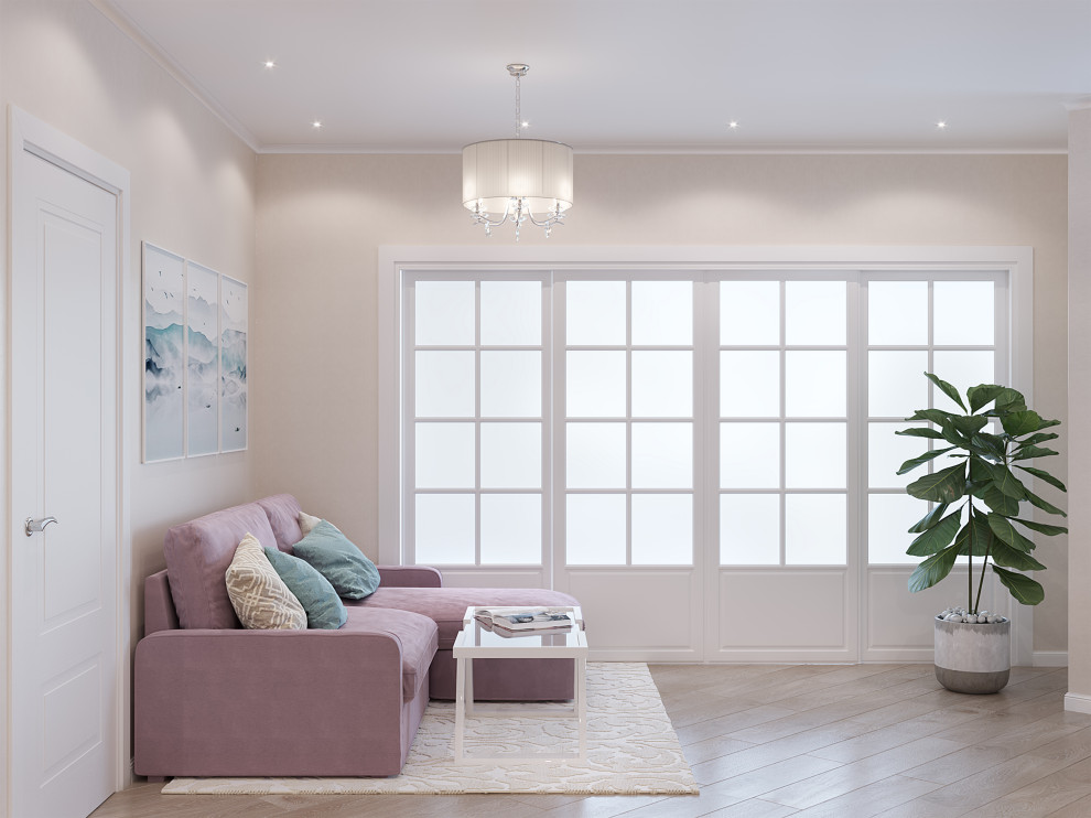 Бюджетный дизайн 3-ком. квартиры