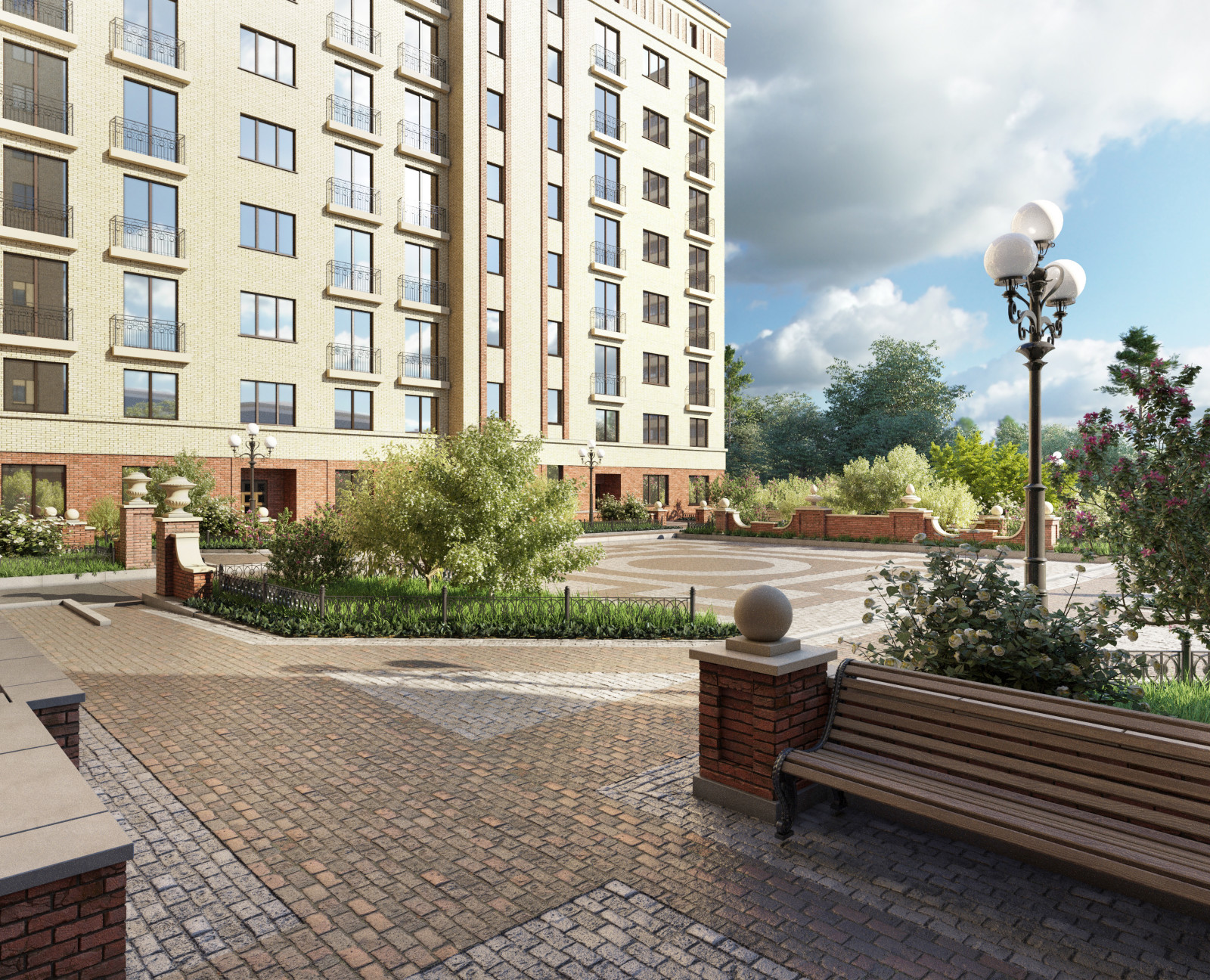 Благоустройство, ЖК "БУЛГАКОВ", СК "СТРИЖИ",Новосибирск