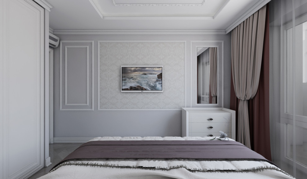 3х-комн. квартира для семьи в стиле неоклассика