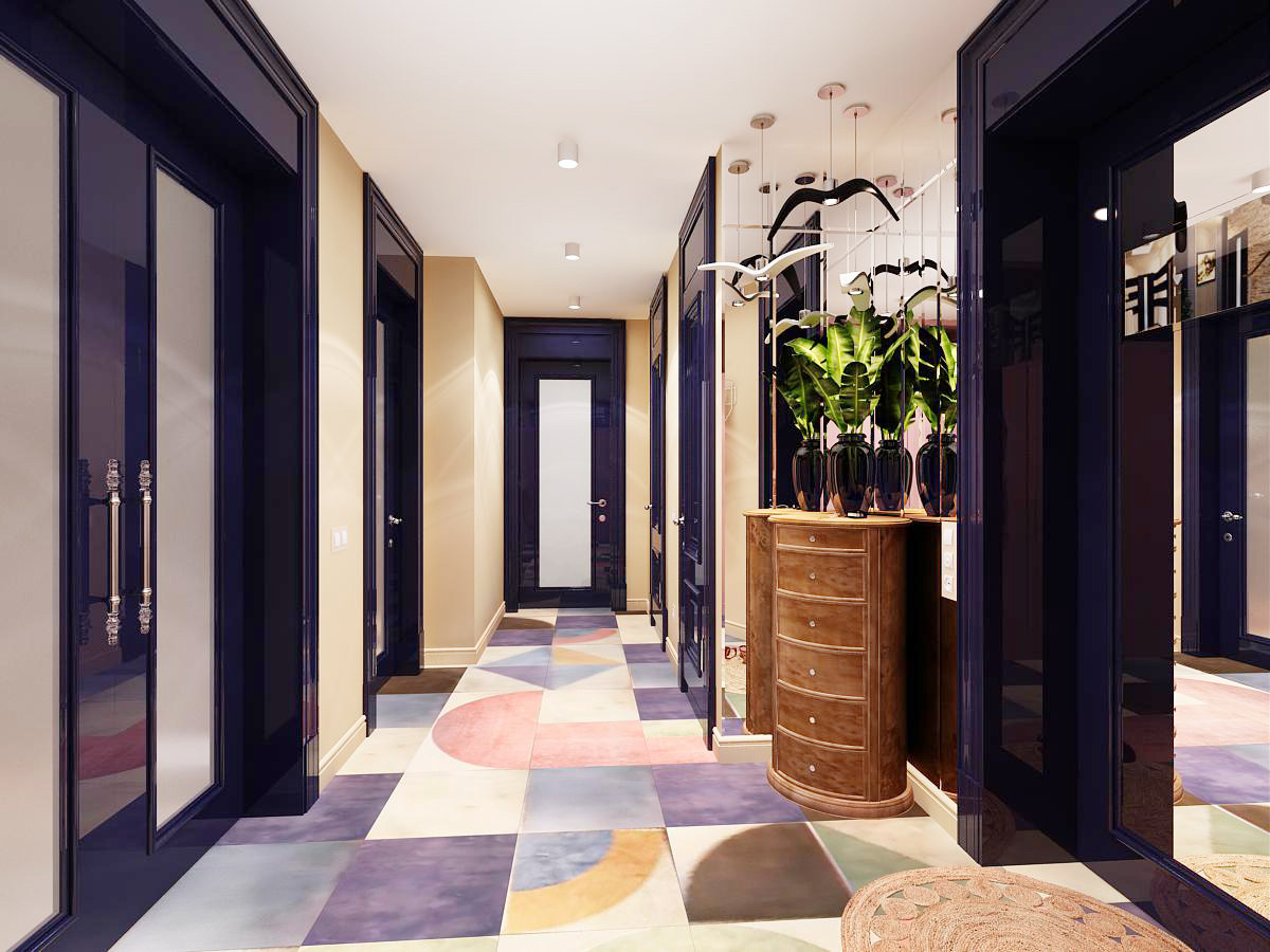 Яркая квартира для художницы