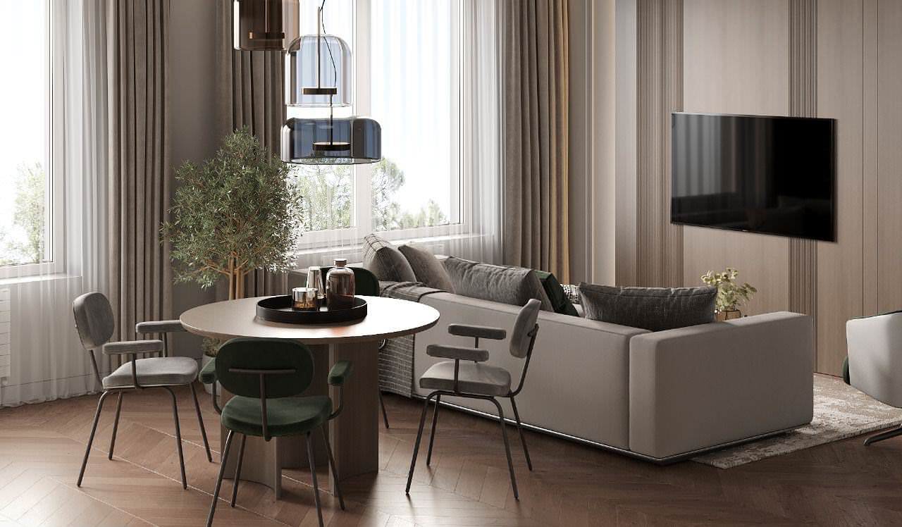 Трехкомнатная квартира в Москве