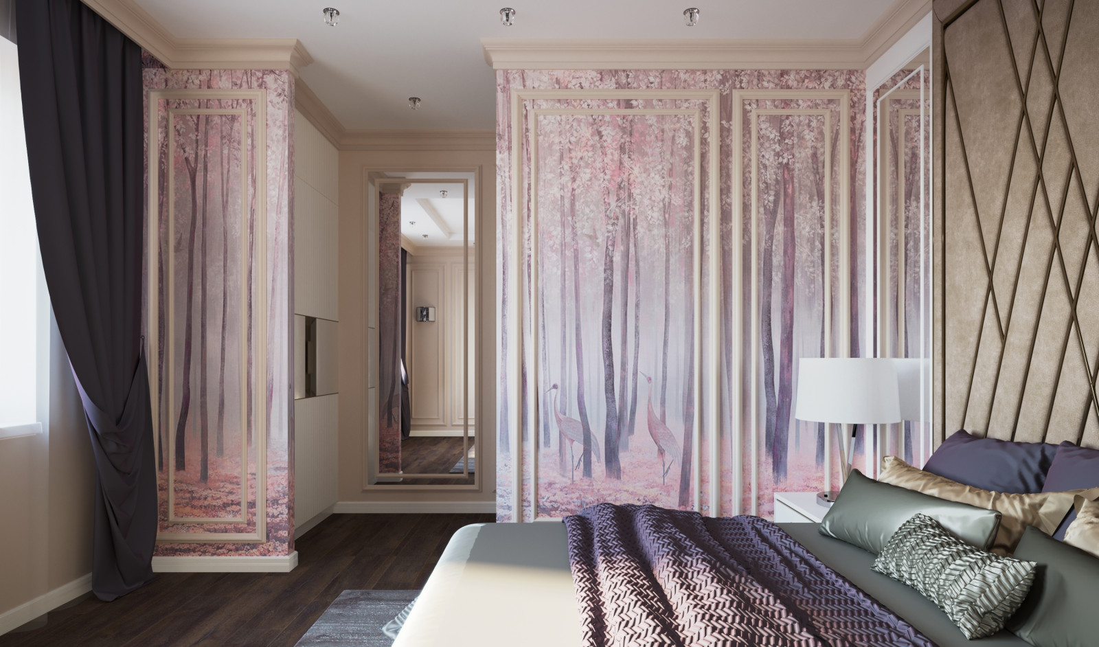 Дом 240 кв.м. _ Спальня _ Современная классика