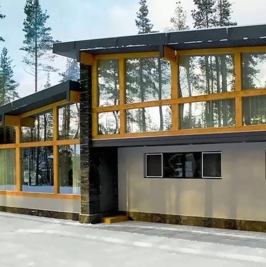 Коттедж из арболитовых блоков