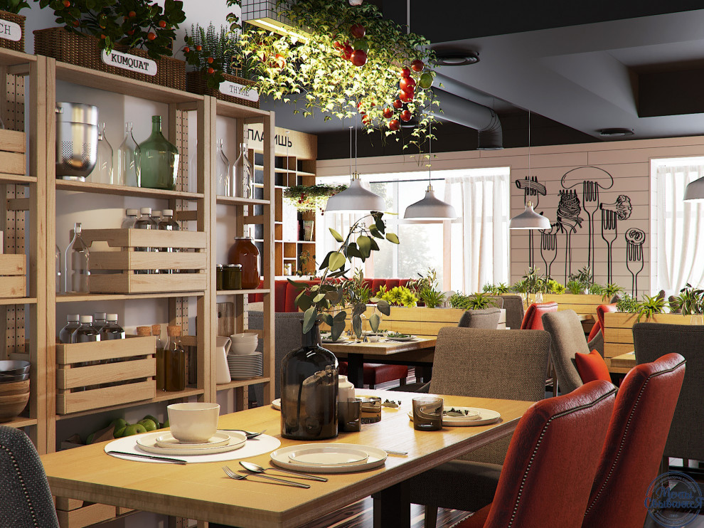 Дизайн-проект интерьера ресторана