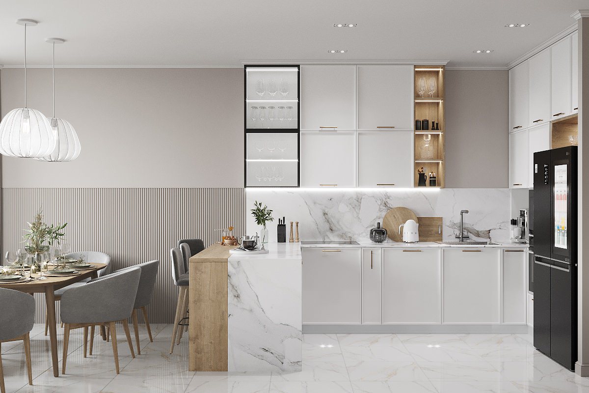 Проект квартиры 109 кв.м для семьи из г. Кемерово