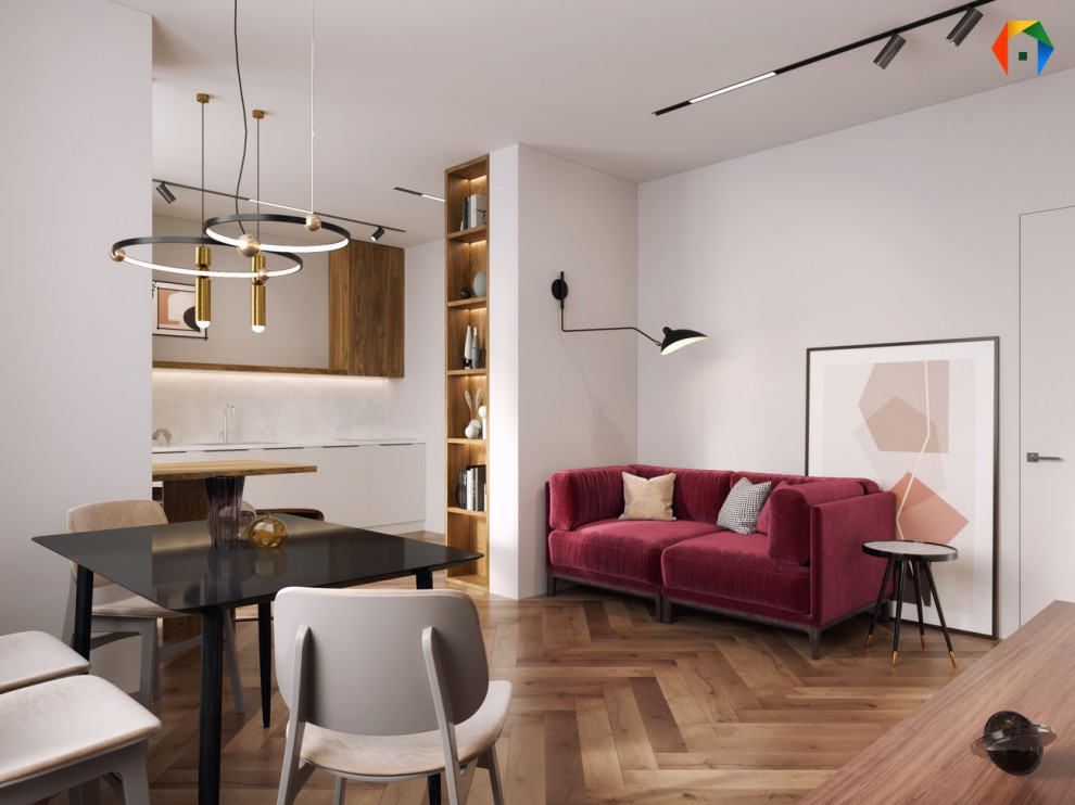 Веласкеса. Дизайн-проект с скрытой кухней