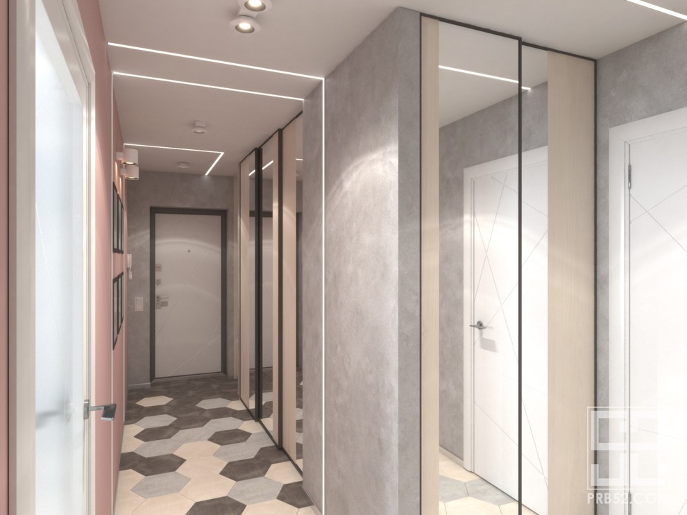 Проект интерьера квартиры в ЖК "Каскад"