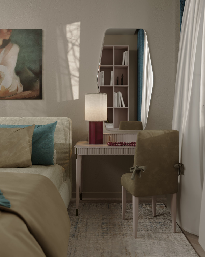 Спальня в современном стиле, 20 м