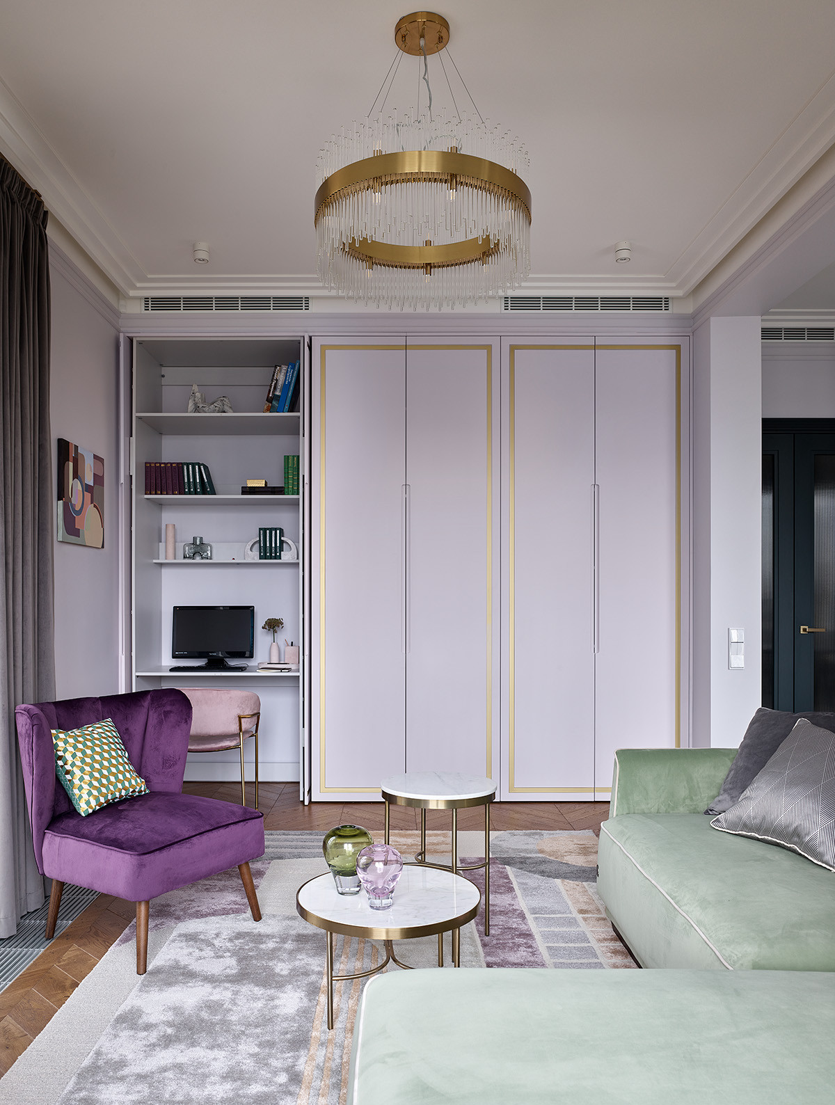 Houzz тур: Современный ар-деко для молодой семьи