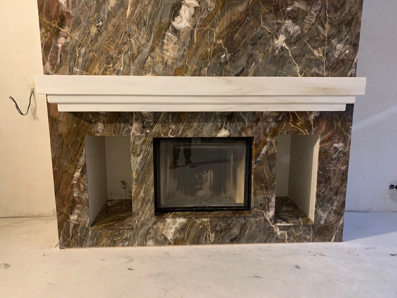 Облицовка камина