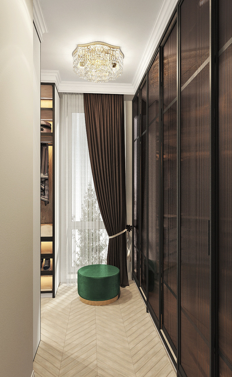 Двухэтажный дом в современной классике