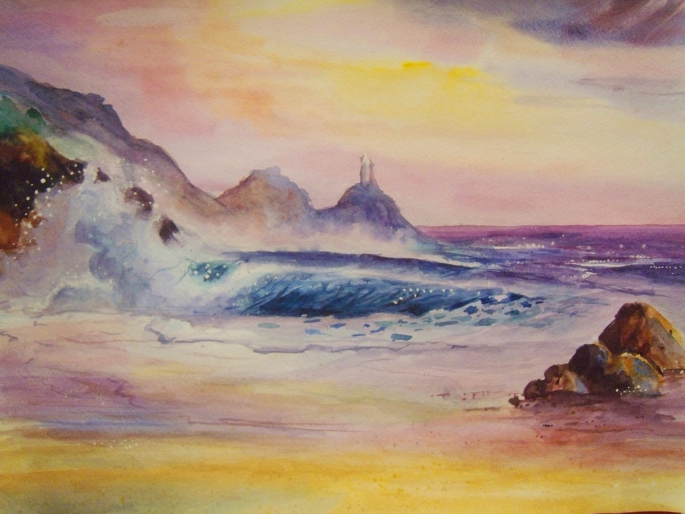 картины акварелью