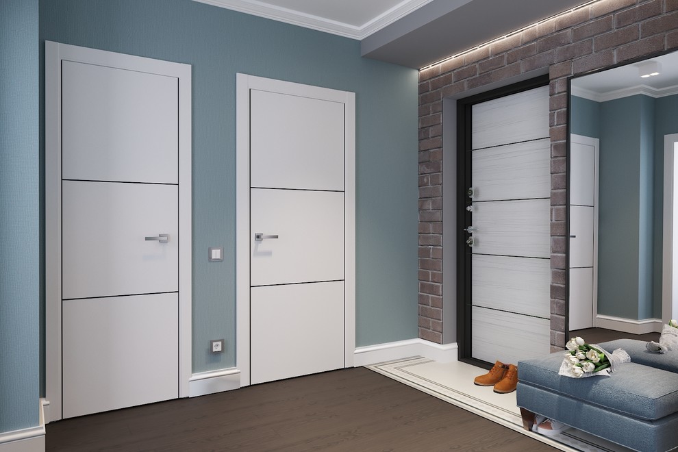 Современный интерьер с элементами лофта в г.Оренбург