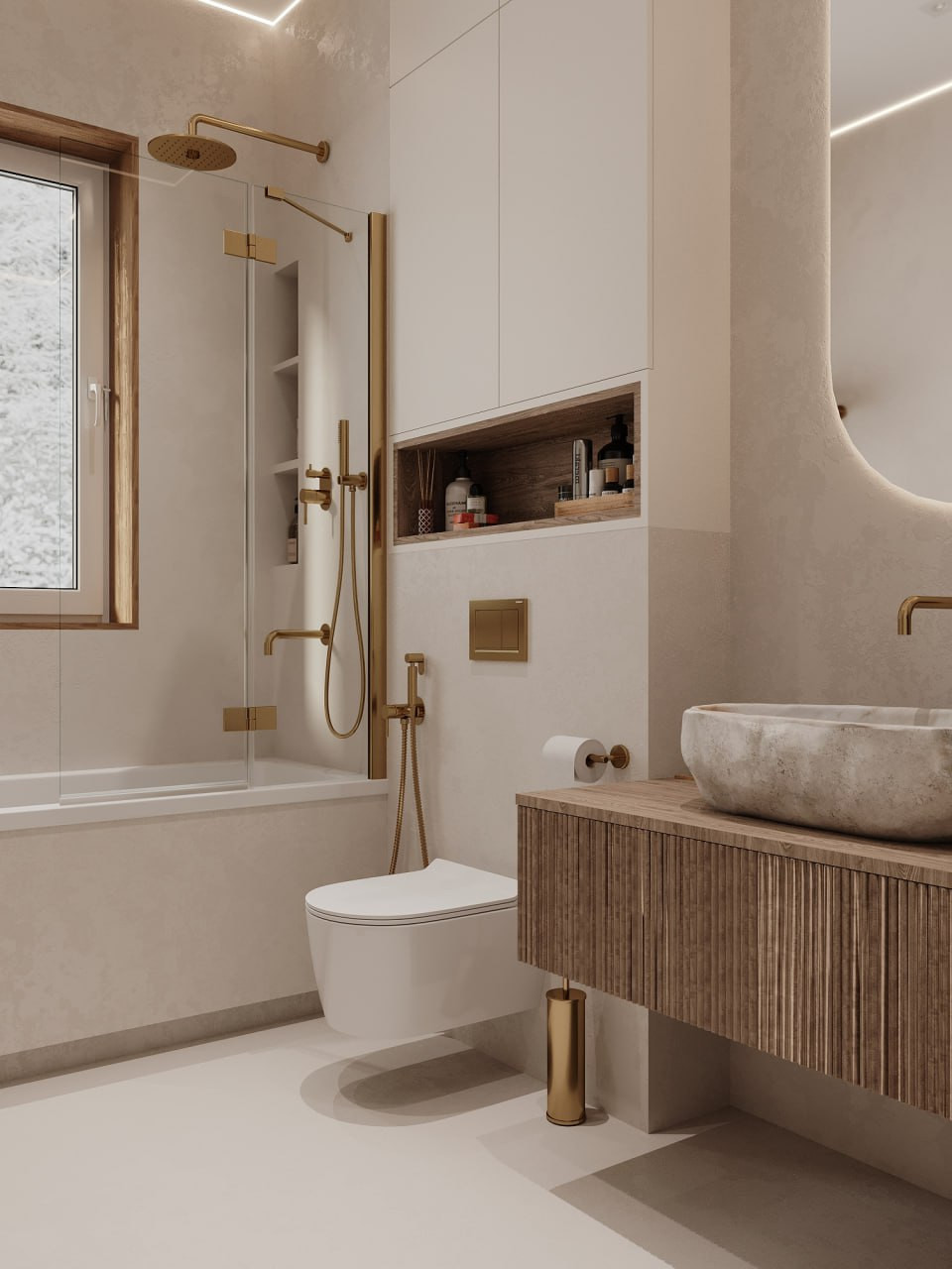 Санузел загородного дома