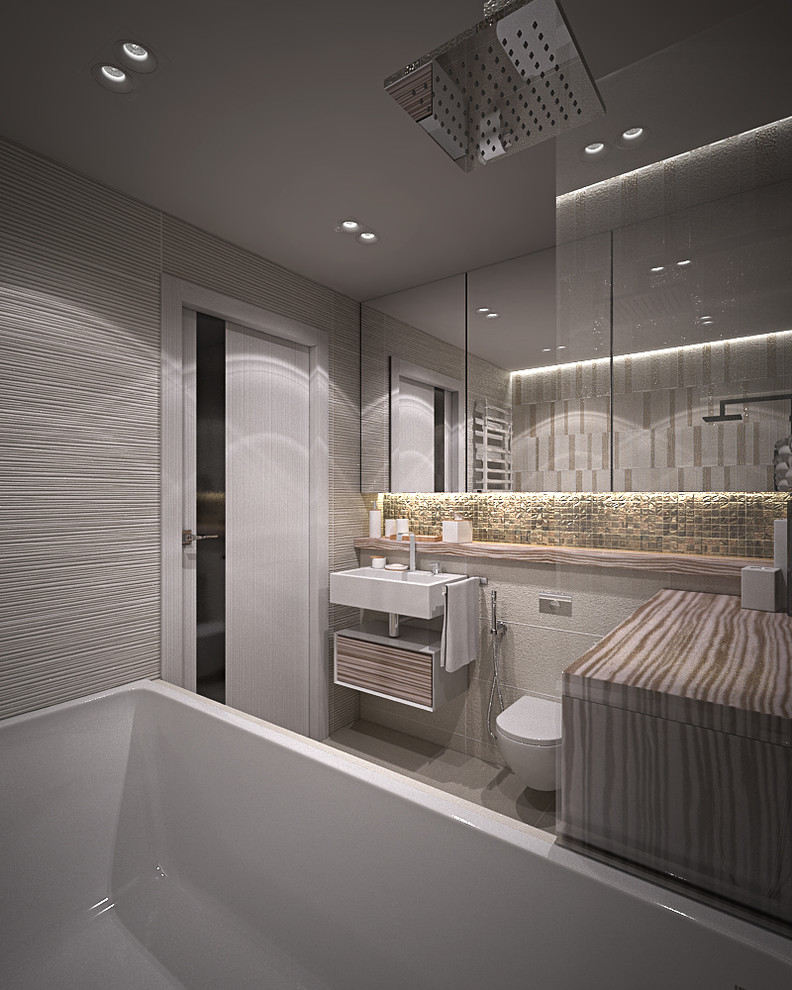 Дизайн-проект 3-х комнатной квартиры,103 м2. Стиль Современный